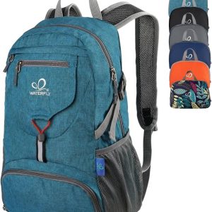 WATERFLY Small Lightweight Packable Backpack: 20l Hiking Daypack Man Woman